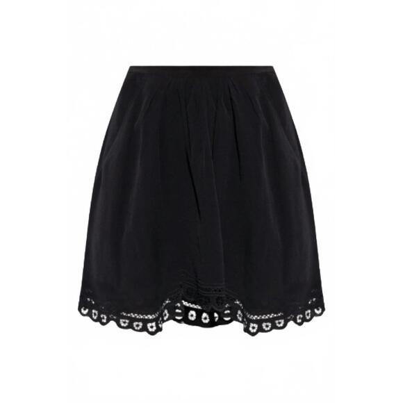 NEW ISABEL MARANT women's francesca skirt in black